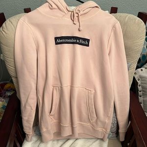 Light Pink Abercrombie and finch hoodie, adult xs